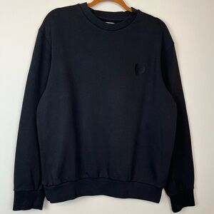INIMIGO Heart Patch Comfort Organic Cotton Black Sweatshirt Size XL